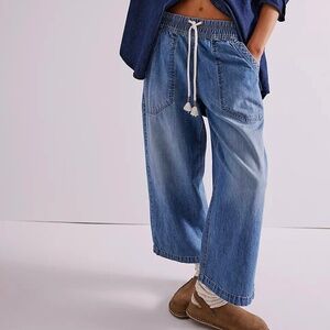 We The Free People Easy Peasy Pull-On Jeans Size M No Problem